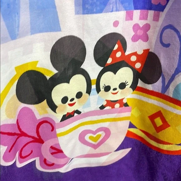 Disney Limited Edition Purple Tee with Fantasy Castle Design - Picture 5 of 8